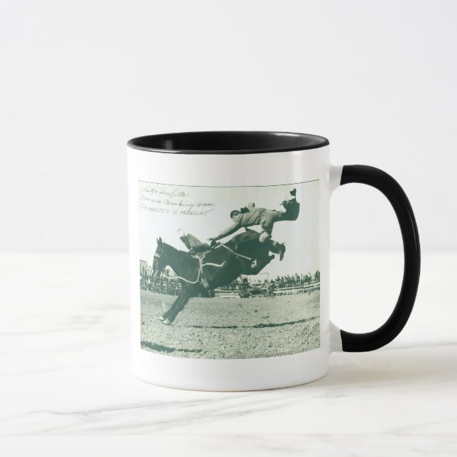 Famous Bucking Bronc Five Minutes Mug (Right)
