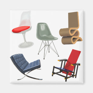 Famous Chairs Magnet