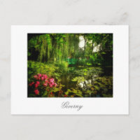 Famous Claude Monet Giverny Pond Lilies Postcard