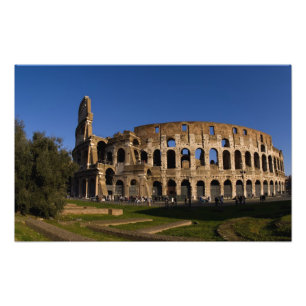 Famous Colosseum in Rome Italy Landmark 2 Photo Print