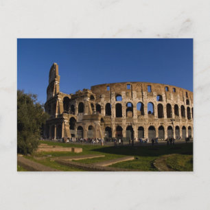 Famous Colosseum in Rome Italy Landmark 2 Postcard