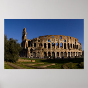 Famous Colosseum in Rome Italy Landmark 2 Poster