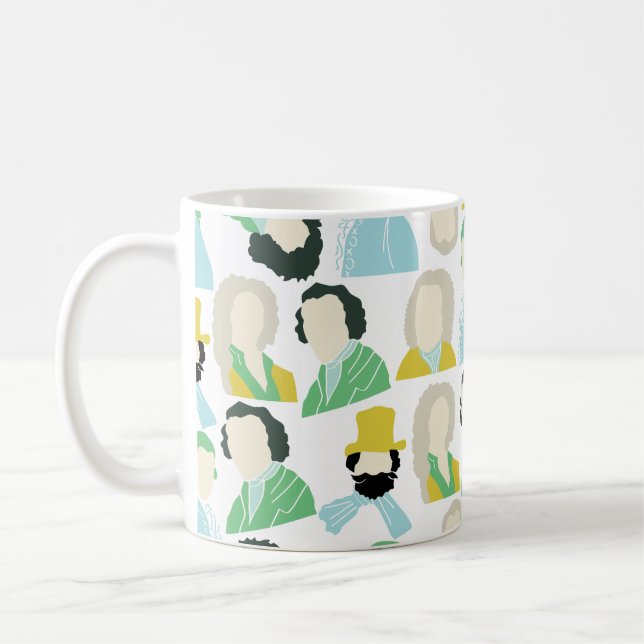 Famous composers coffee mug (Left)