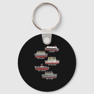 Famous Cruise Ship Rms Titanic Britanic Poseidon C Key Ring