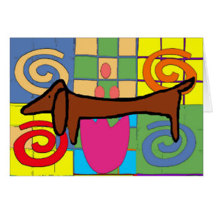 Famous Dachshund Abstract Dogs