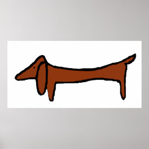 Famous Dachshund Poster