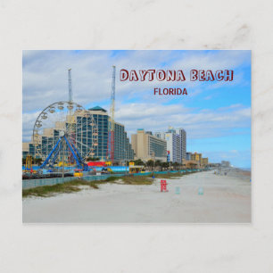 Famous Daytona Beach Florida Postcard