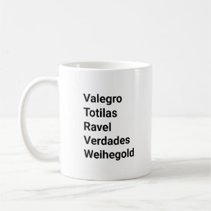Famous dressage horses names equestrian coffee mug