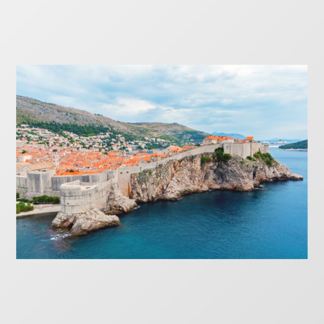 Famous Dubrovnik Old Town roofs & walls - Croatia (Sheet)