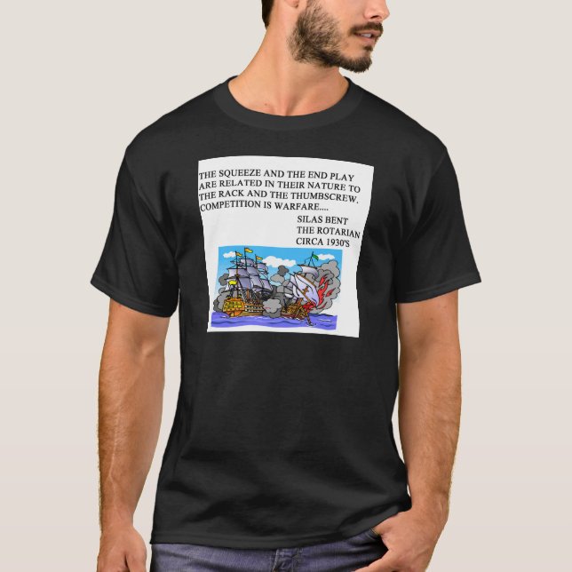 FAMOUS DUPLICATE BRIDGE QUOTE T-Shirt (Front)