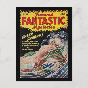 Famous Fantastic Mysteries 42-07_Pulp Art Postcard