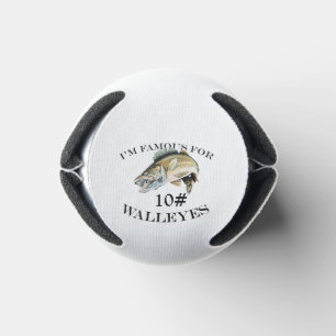 Famous For 10 LB Walleyes Customised Can Cooler