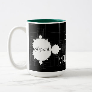 Famous Full Mandelbrot Set Personalised Name  Two-Tone Coffee Mug