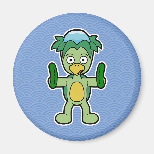 Famous Japanese Monster- Kappa Yokai Magnet (Front)