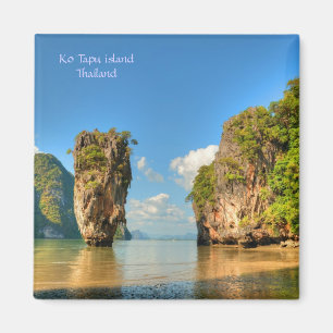 Famous Ko Tapu island in Thailand Magnet