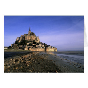 Famous Le Mont St. Michel Island Fortress in