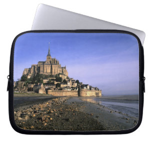 Famous Le Mont St. Michel Island Fortress in Laptop Sleeve