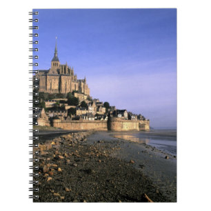 Famous Le Mont St. Michel Island Fortress in Notebook