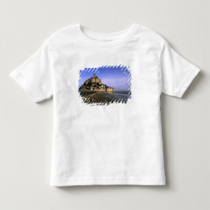 Famous Le Mont St. Michel Island Fortress in Toddler T-Shirt