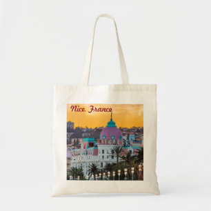 Famous luxury hotel Hotel Negresco in Nice France Tote Bag