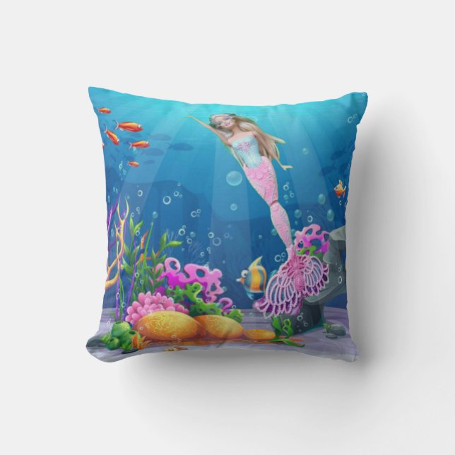Famous Mermaid Cushion (Front)