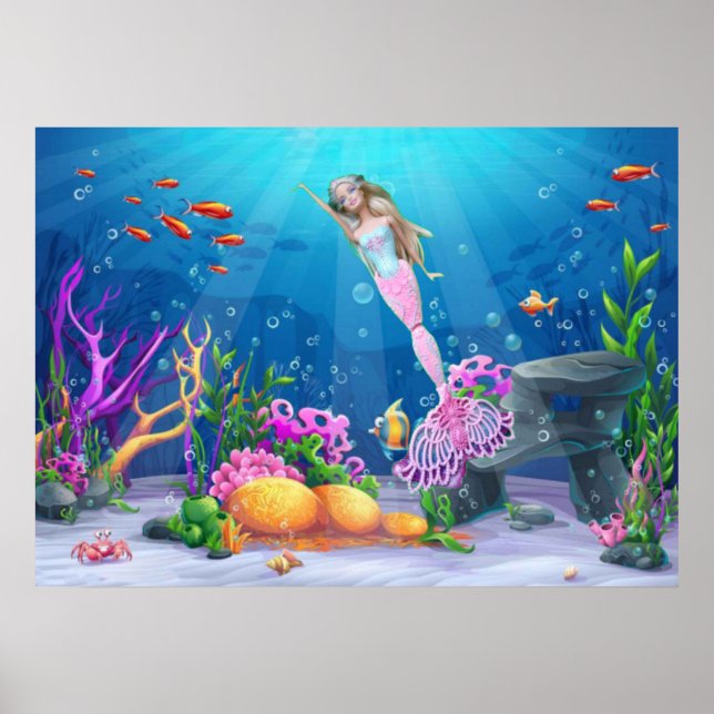 Famous Mermaid Poster (Front)