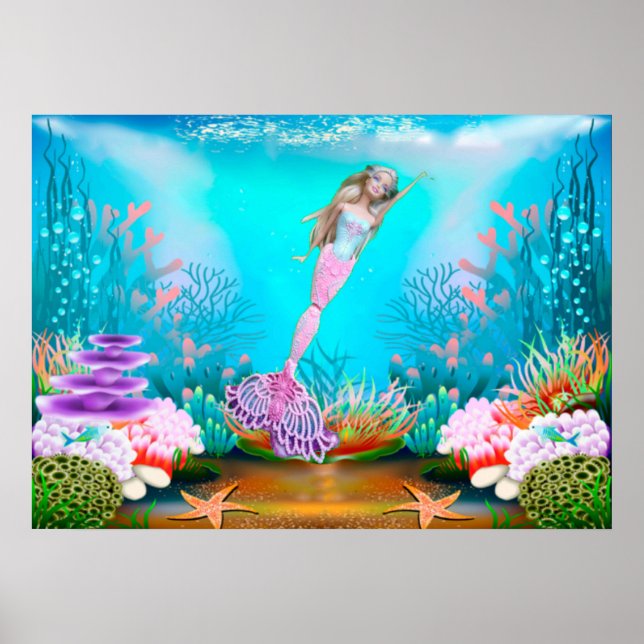 Famous Mermaid Poster (Front)