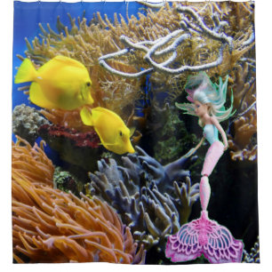 Famous Mermaid Shower Curtain