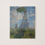 Famous Monet Painting Lady With A Parasol Jigsaw Puzzle<br><div class="desc">This majestic design based on the classic painting, Woman with a Parasol - Madame Monet and Her Son features a rustic portrait of the wife and son of the great 19th Century French impressionist painter, Claude Monet. Monet produced this French art masterpiece in 1875. Oscar-Claude Monet (14 November 1840 –...</div>