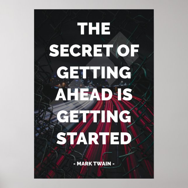 Famous Motivational and Inspirational Quote Poster (Front)