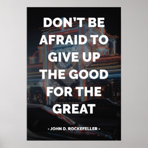 Famous Motivational and Inspirational Quote Poster