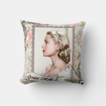 Famous movie star Grace romantic vintage art on