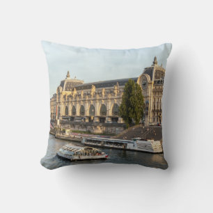 Famous Musée d'Orsay - Paris, France, Europe Cushion