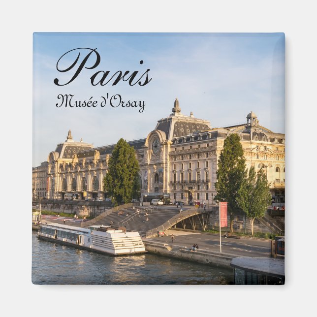 Famous Musée d'Orsay - Paris, France, Europe Magnet (Front)