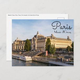 Famous Musée d'Orsay - Paris, France, Europe Postcard