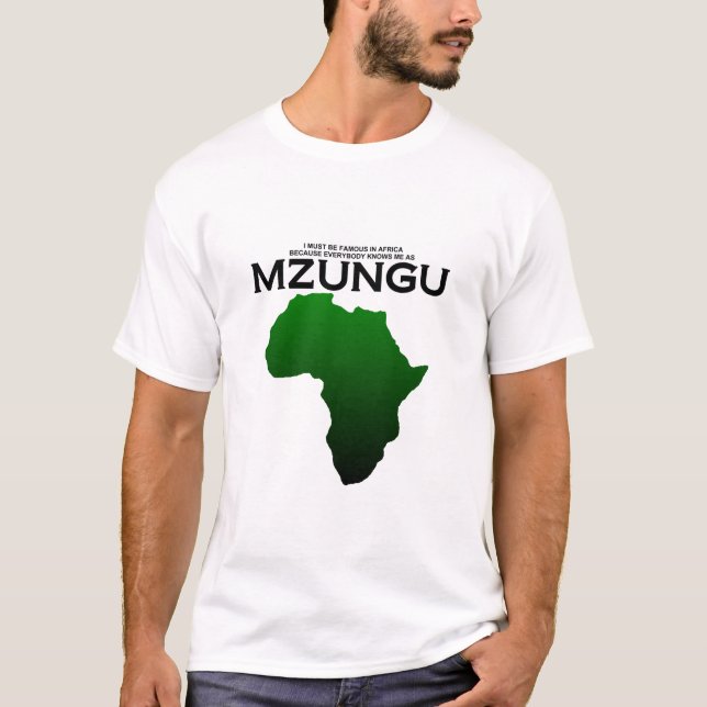 famous mzungu 42 T-Shirt (Front)
