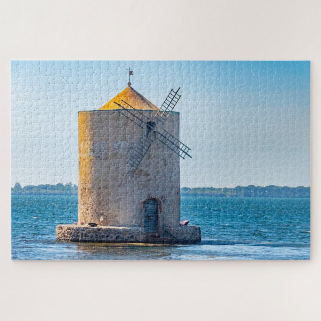 Famous Orbetello's windmill, Tuscany, Italy Jigsaw Puzzle (Horizontal)