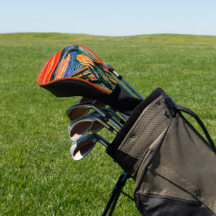 Famous painting, The Scream, Edvard Munch Golf Head Cover