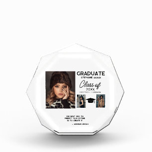 Famous Quote Grad Photo Block - Personalised Gift