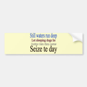 Famous Quotes Sayings Bumper Sticker
