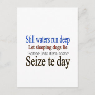 Famous Quotes Sayings Postcard