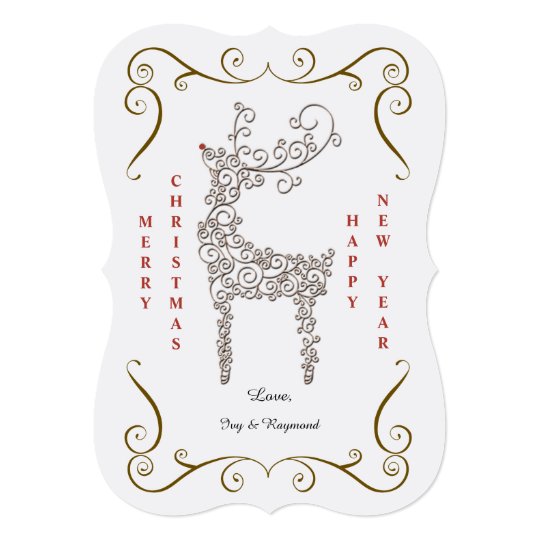 Famous Reindeer Holiday Card