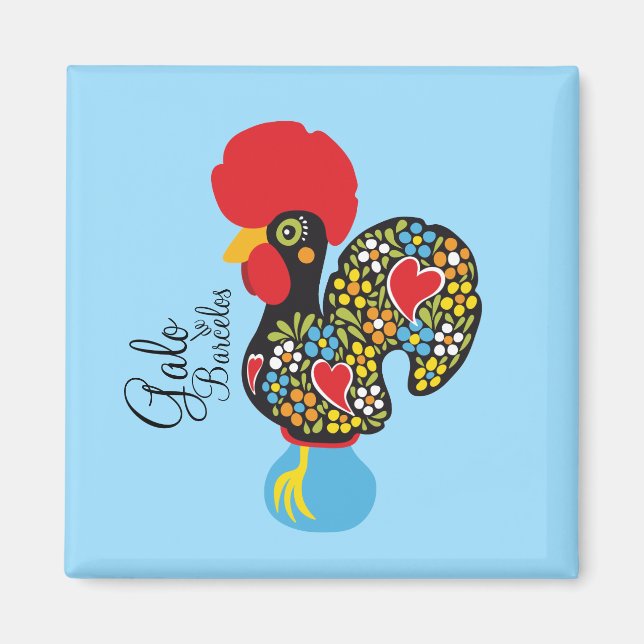 Famous Rooster of Barcelos #06 - Galo de Barcelos Magnet (Front)