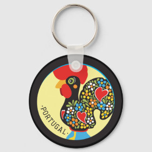Famous Rooster of Barcelos Nr 06 Key Ring