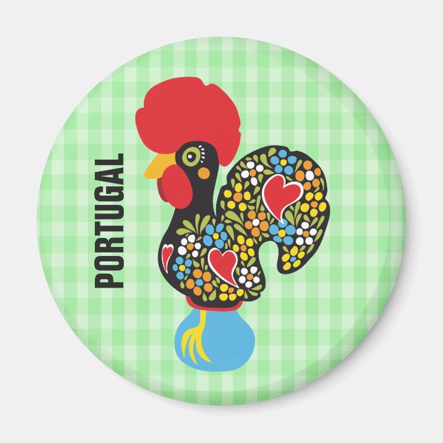 Famous Rooster of Barcelos Nr 06 Magnet (Front)