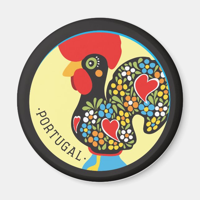 Famous Rooster of Barcelos Nr 06 Magnet (Front)