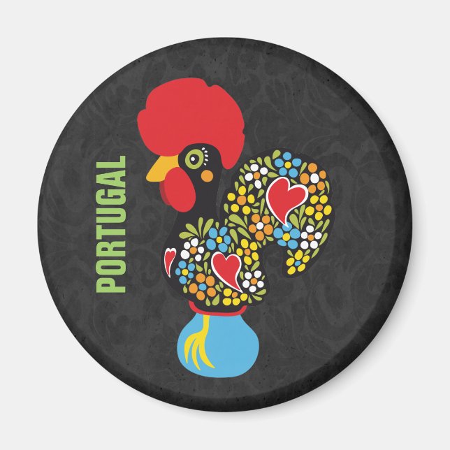 Famous Rooster of Barcelos Nr 06 Magnet (Front)