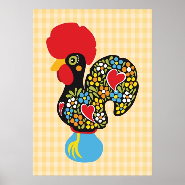 Famous Rooster of Barcelos Nr 06 Poster (Front)