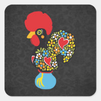 Famous Rooster of Barcelos Nr 06 - Vintage Black