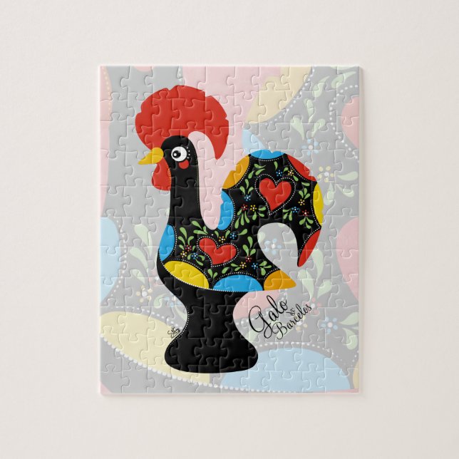 Famous Rooster of Barcelos Nr 09 Jigsaw Puzzle (Vertical)